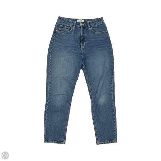 Jeans Straight By H&m In Blue Denim, Size: 8