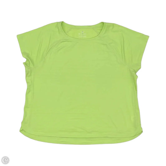 Athletic Top Short Sleeve By Talbots In Green, Size: 3x