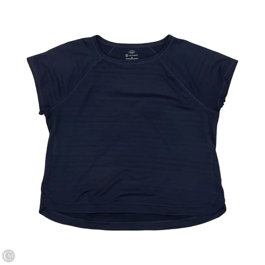 Athletic Top Short Sleeve By Talbots In Navy, Size: 3x