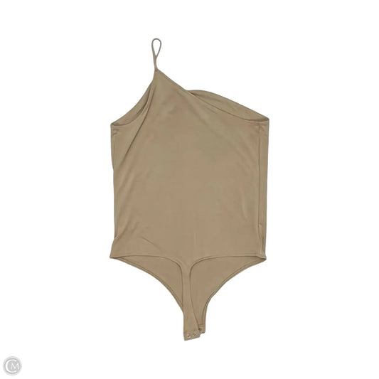 Bodysuit By Express In Tan, Size: L