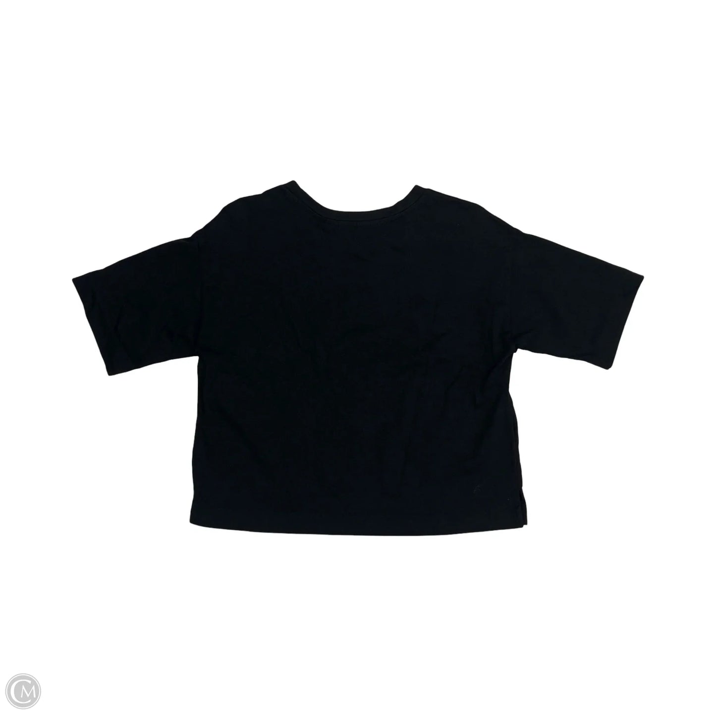 Top Short Sleeve By Loft In Black & White, Size: Xs