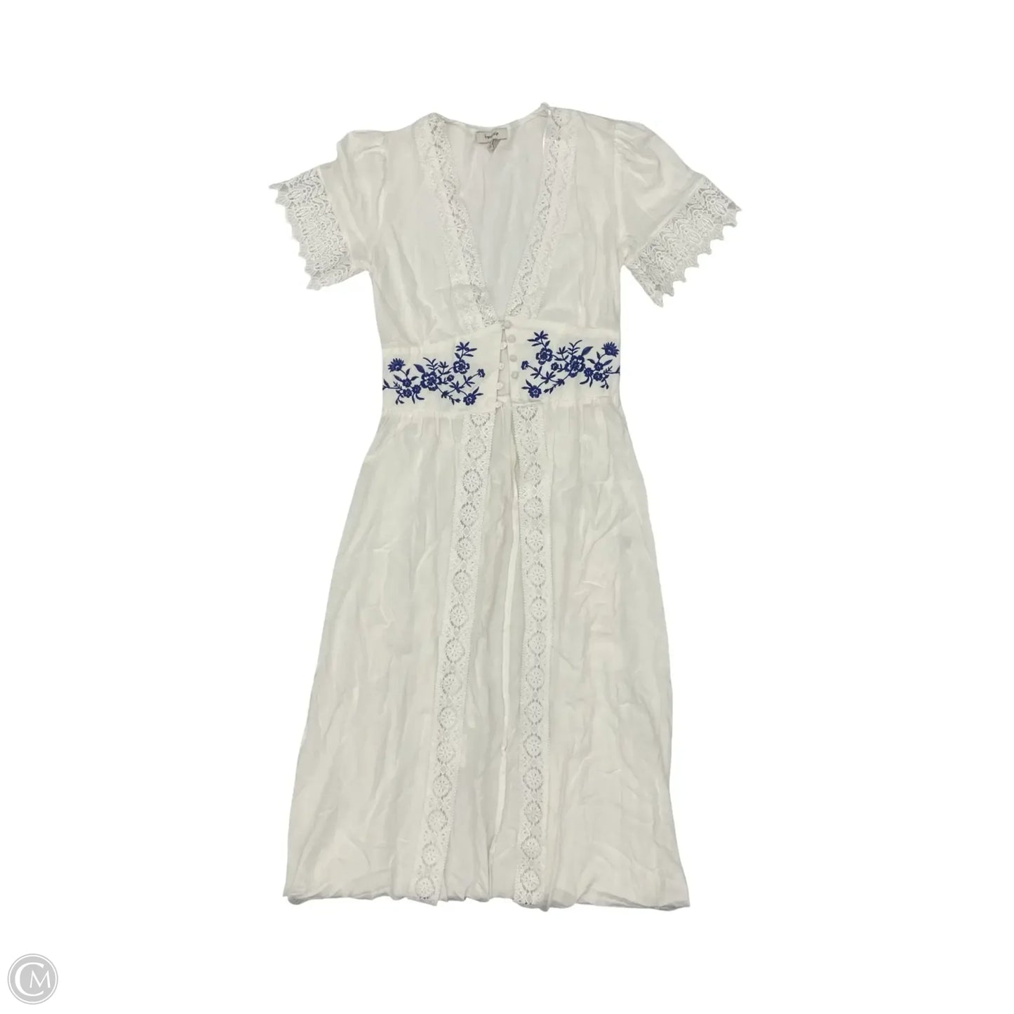 Dress Casual Maxi By Francesca's In White, Size: S