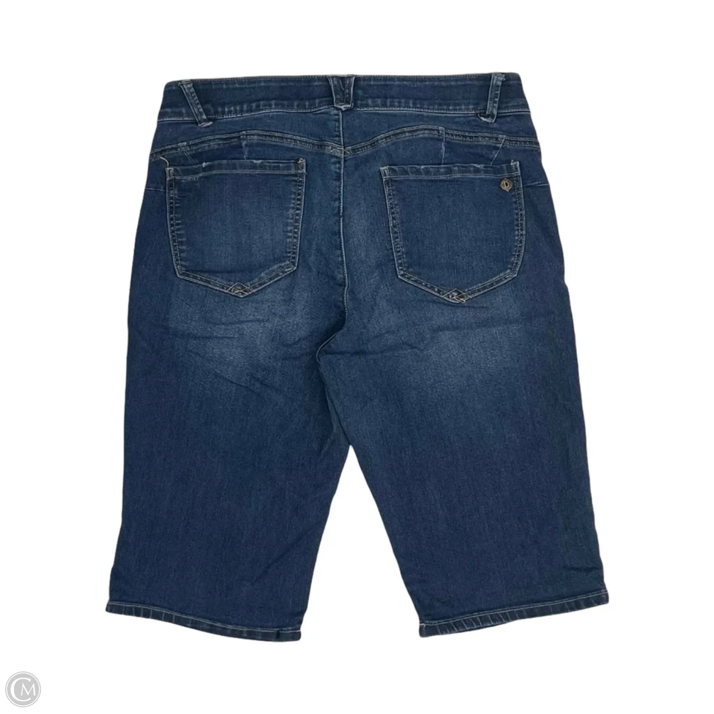 Jeans Cropped By Democracy In Blue Denim, Size: 12