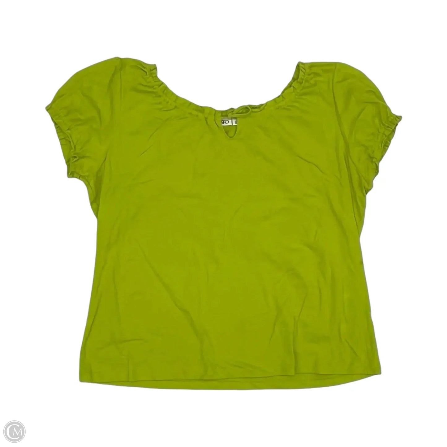 Top Short Sleeve By Cato In Green, Size: Xl