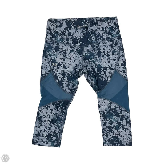 Athletic Leggings Capris By Under Armour In Blue, Size: Xl