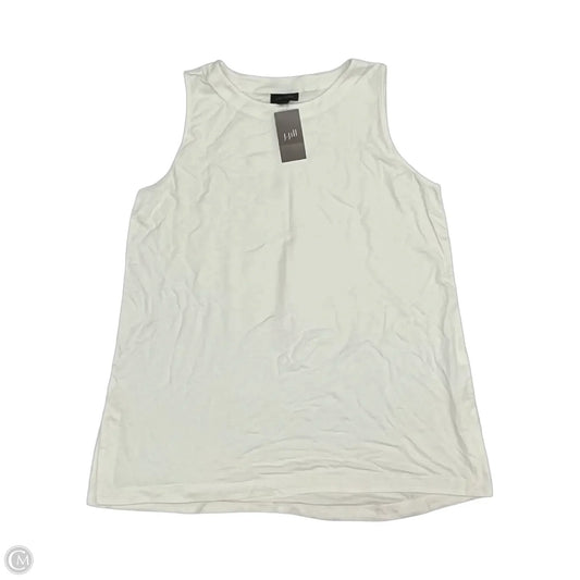 Blouse Sleeveless By J. Jill In Cream, Size: M