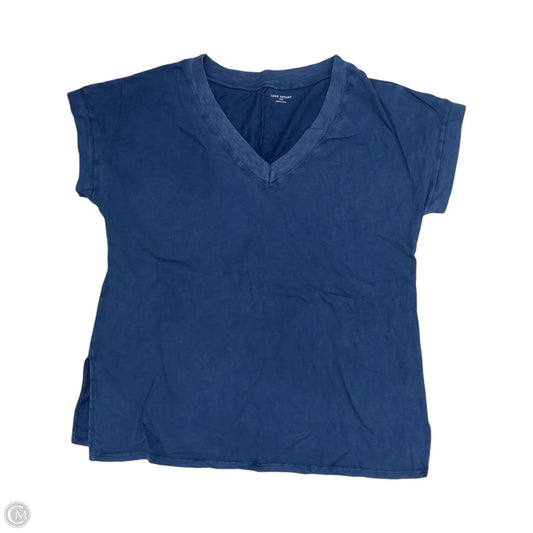 Top Short Sleeve By Lane Bryant In Blue, Size: 2x