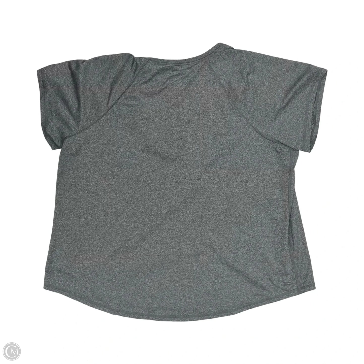 Athletic Top Short Sleeve By Tek Gear In Grey, Size: 2x