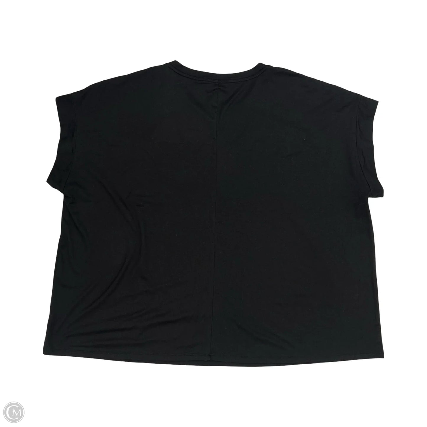 Athletic Top Short Sleeve By Livi Active In Black, Size: 3x