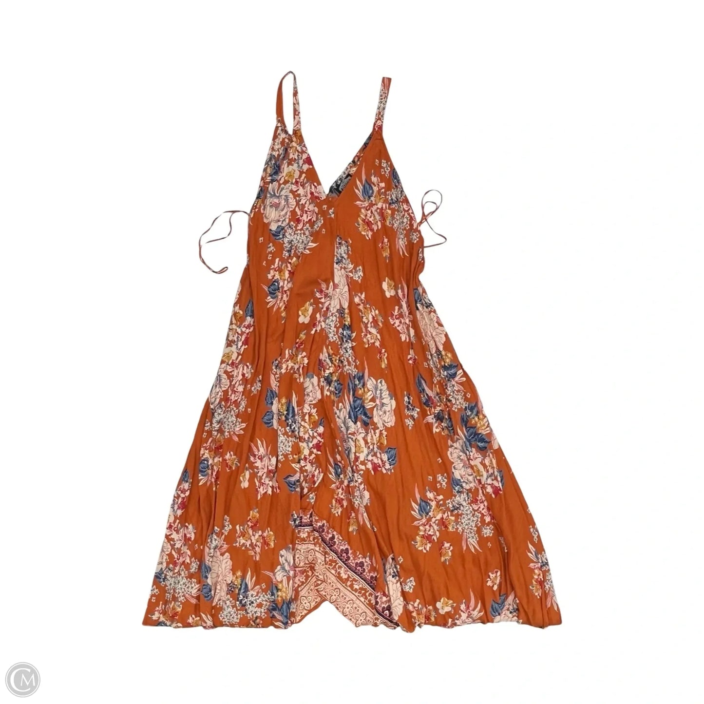 Dress Party Midi By Angie In Orange, Size: L