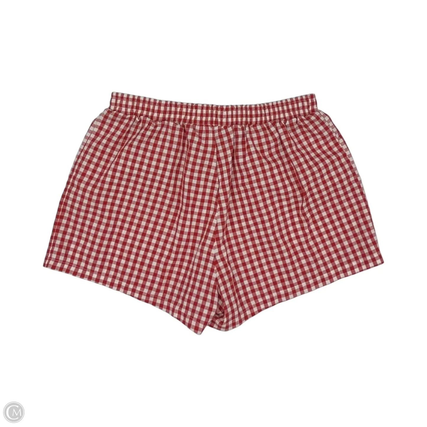 Shorts By Clothes Mentor In Red & White, Size: L