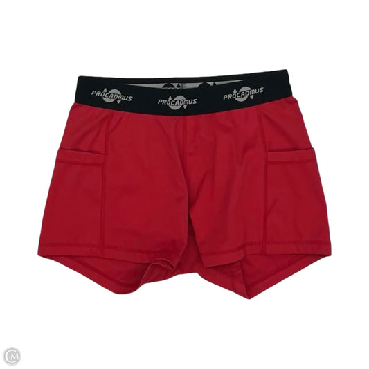 Athletic Shorts By Clothes Mentor In Red, Size: S