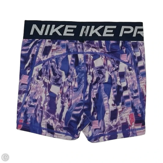Athletic Shorts By Nike In Purple, Size: S