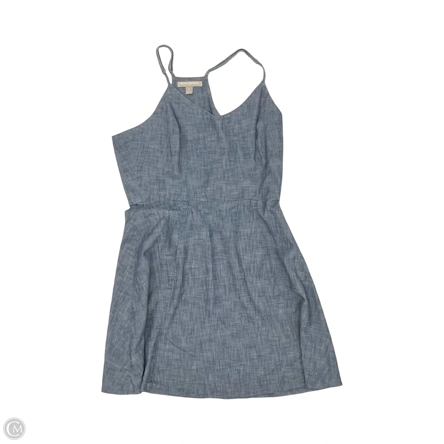 Dress Party Short By Banana Republic In Blue Denim, Size: 8