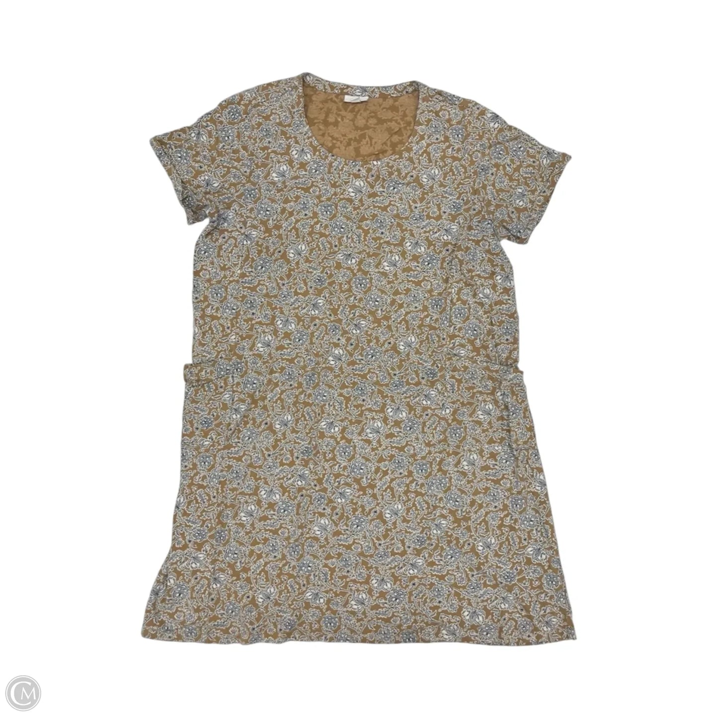Dress Casual Short By J. Jill In Blue & Tan, Size: Xl