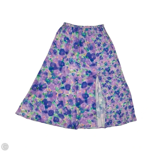 Skirt Midi By French Connection In Purple, Size: S