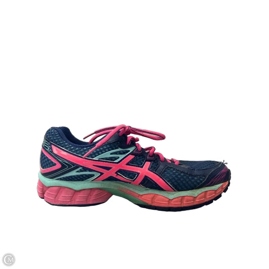 Shoes Athletic By Asics In Blue & Pink, Size: 8.5