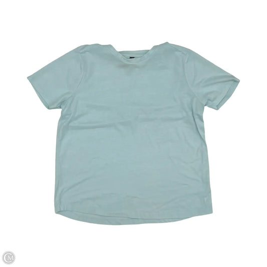 Athletic Top Short Sleeve By Kyodan In Blue, Size: M