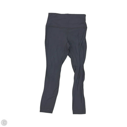 Athletic Leggings By Lululemon In Grey, Size: M