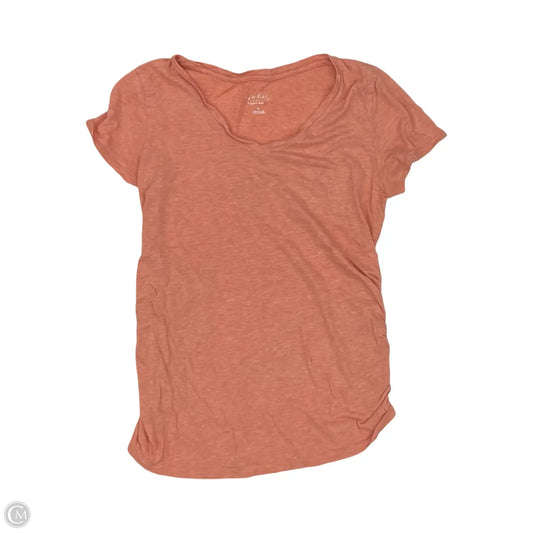 Mat Top Short Sleeve By Isabel Maternity, Size: S
