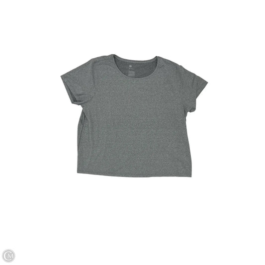 Athletic Top Short Sleeve By All In Motion In Grey, Size: Large