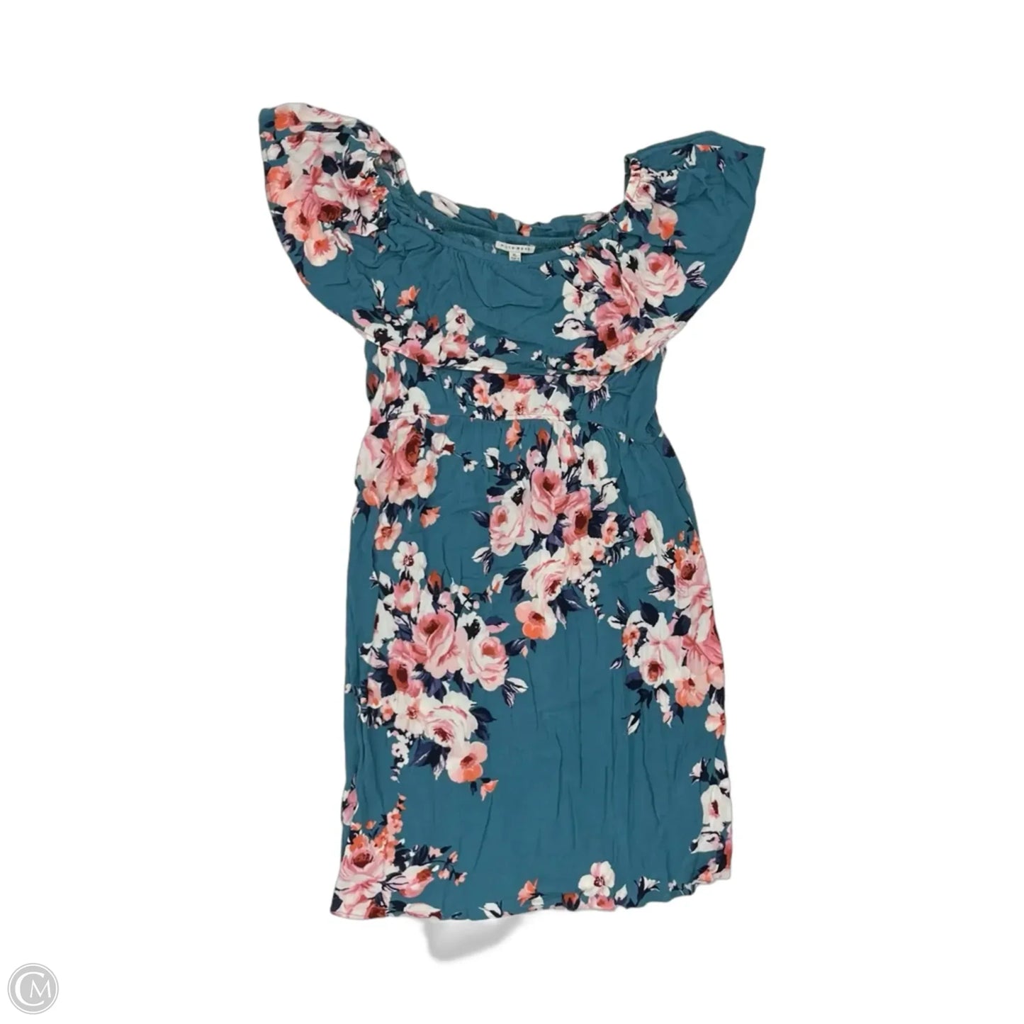 Dress Party Midi By Haute Monde In Floral Print, Size: Xl