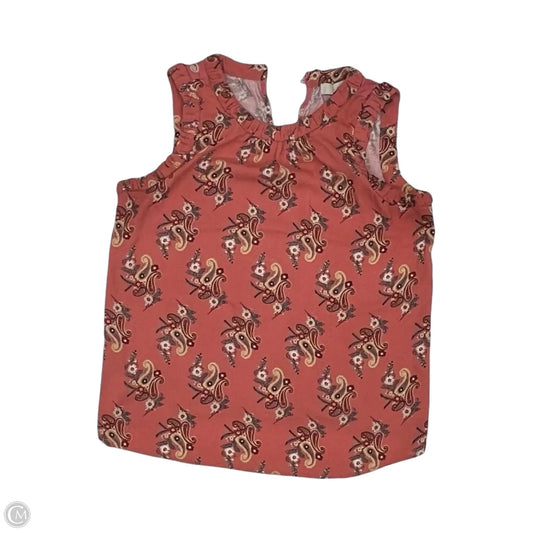 Blouse Sleeveless By Loft In Pink, Size: Sp