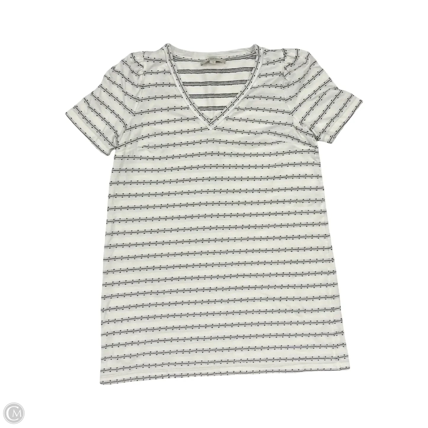 Dress Casual Short By Loft In Black & White, Size: L