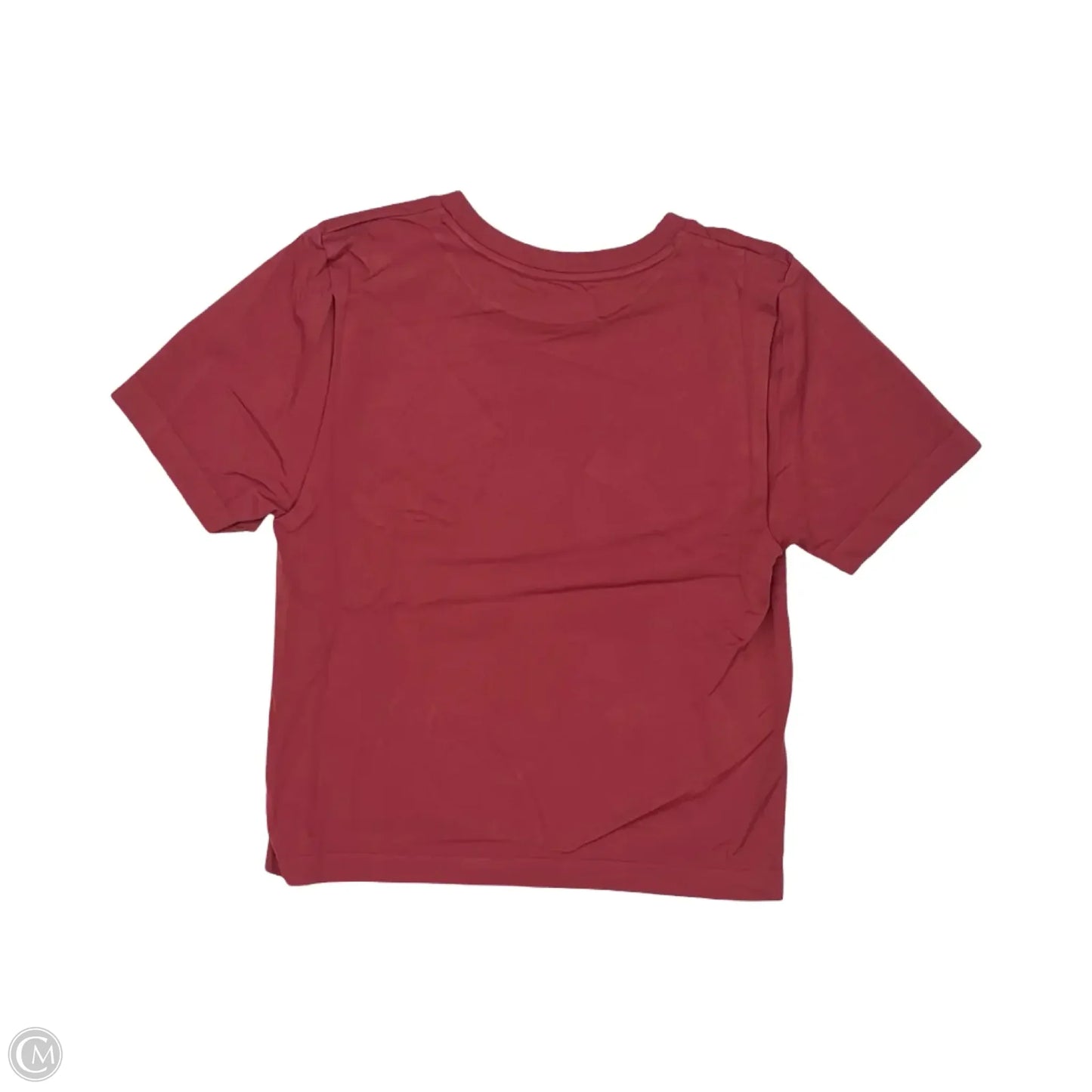 Athletic Top Short Sleeve By A New Day In Red, Size: Xxl