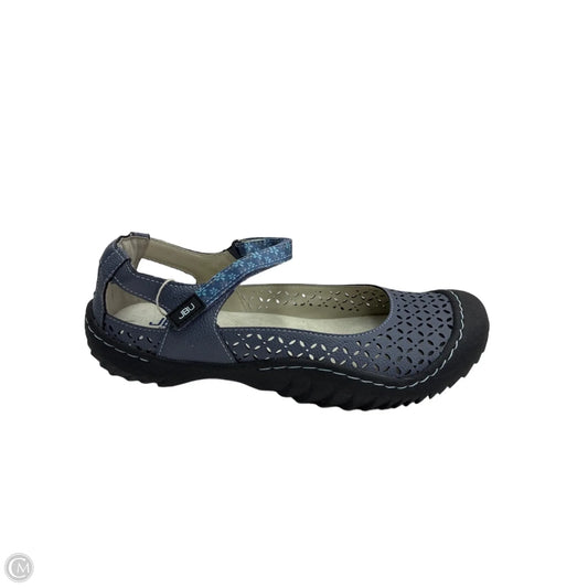 Shoes Flats By Jambu In Blue, Size: 9