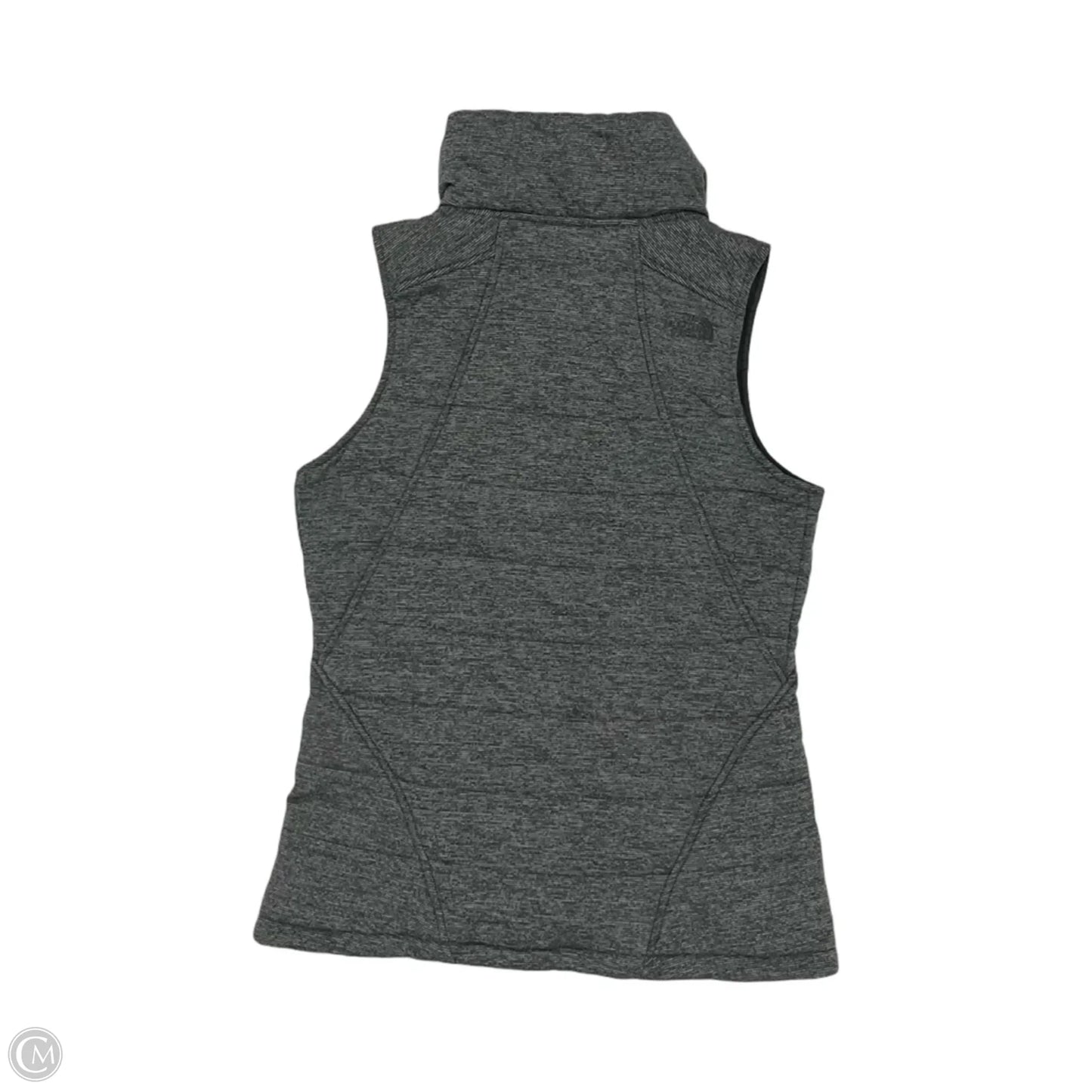 Vest Puffer & Quilted By The North Face In Grey, Size: S