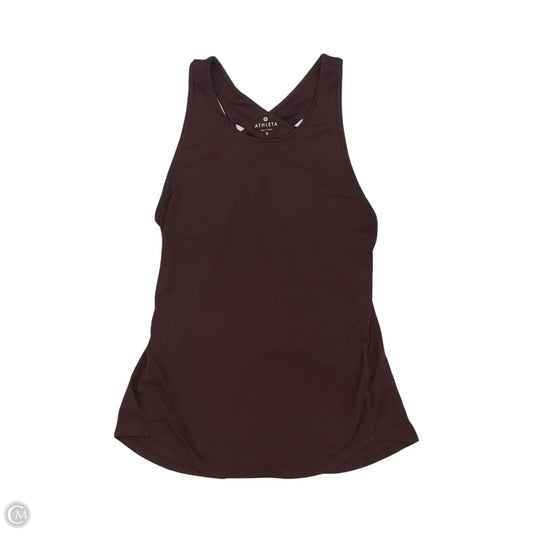 Athletic Tank Top By Athleta In Maroon, Size: S