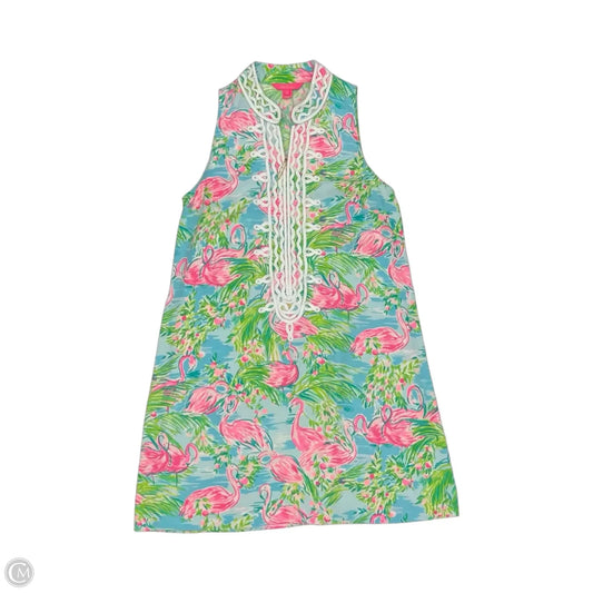 Dress Designer By Lilly Pulitzer In Blue & Green, Size: 6