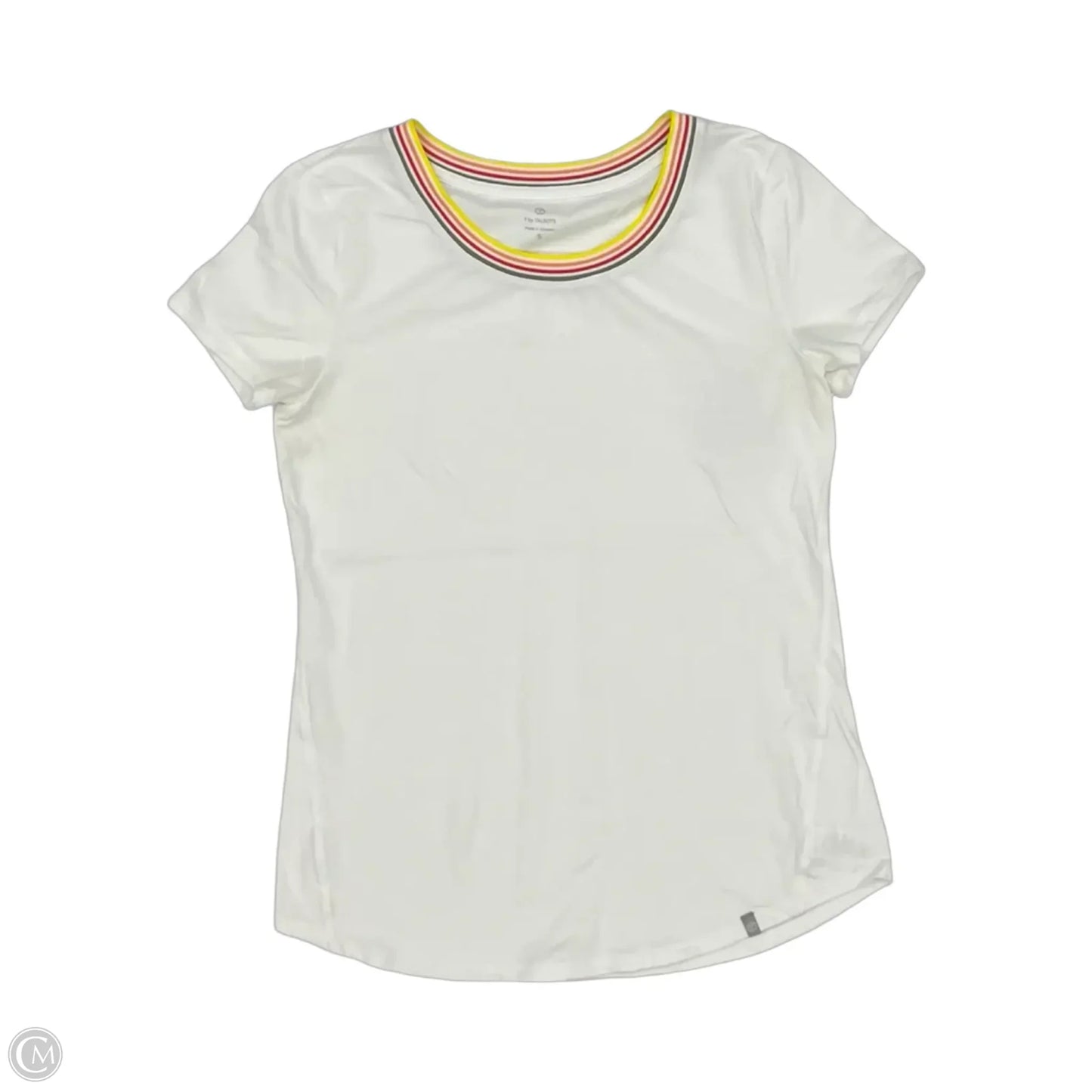 Top Short Sleeve By Talbots In White, Size: S