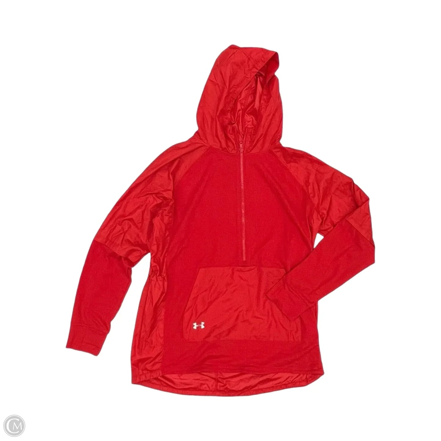 Athletic Jacket By Under Armour In Red, Size: L