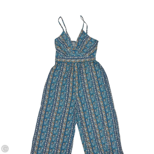 Jumpsuit By Jessica Simpson In Blue, Size: L