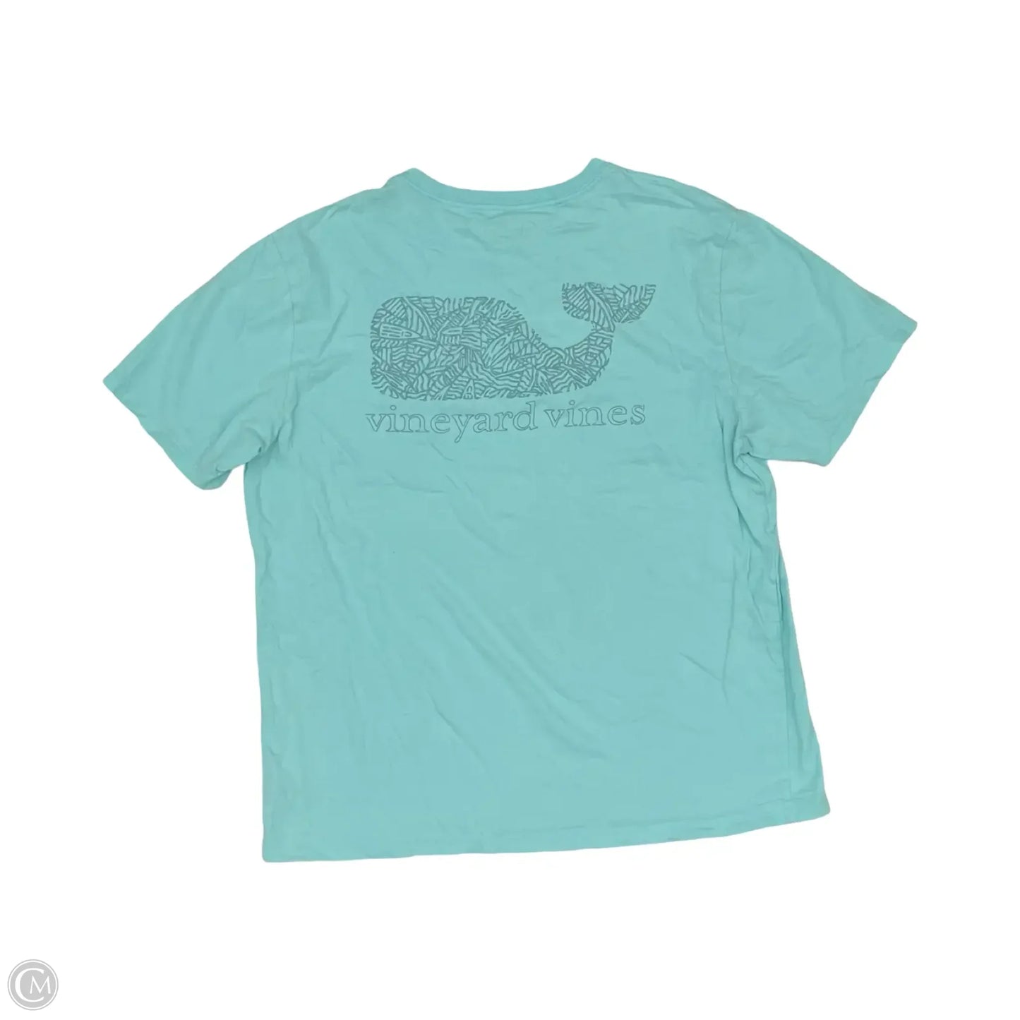 Top Short Sleeve By Vineyard Vines In Blue, Size: L