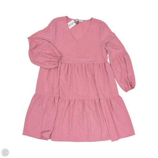 Dress Casual Midi By Clothes Mentor In Pink, Size: S