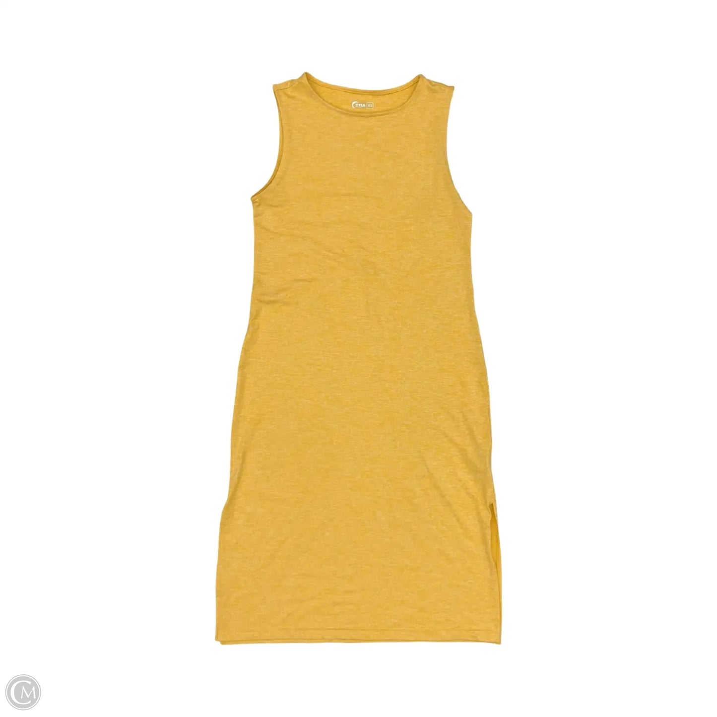 Athletic Dress By Zyia In Yellow, Size: Xs