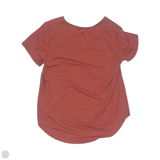 Athletic Top Short Sleeve By All In Motion In Red, Size: S