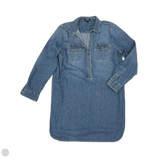 Dress Casual Short By Chaps In Blue Denim, Size: Xl