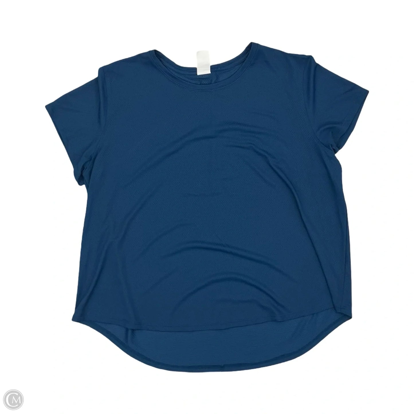 Athletic Top Short Sleeve By Tek Gear In Blue, Size: Xl