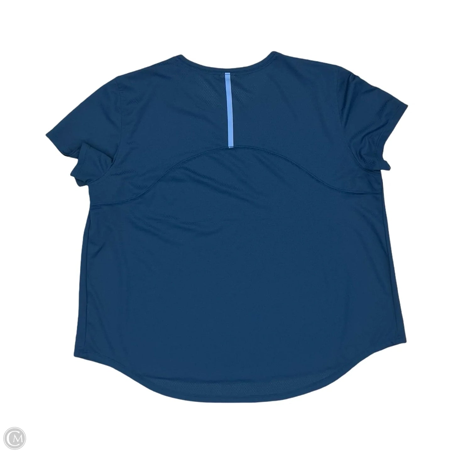 Athletic Top Short Sleeve By Tek Gear In Blue, Size: Xl
