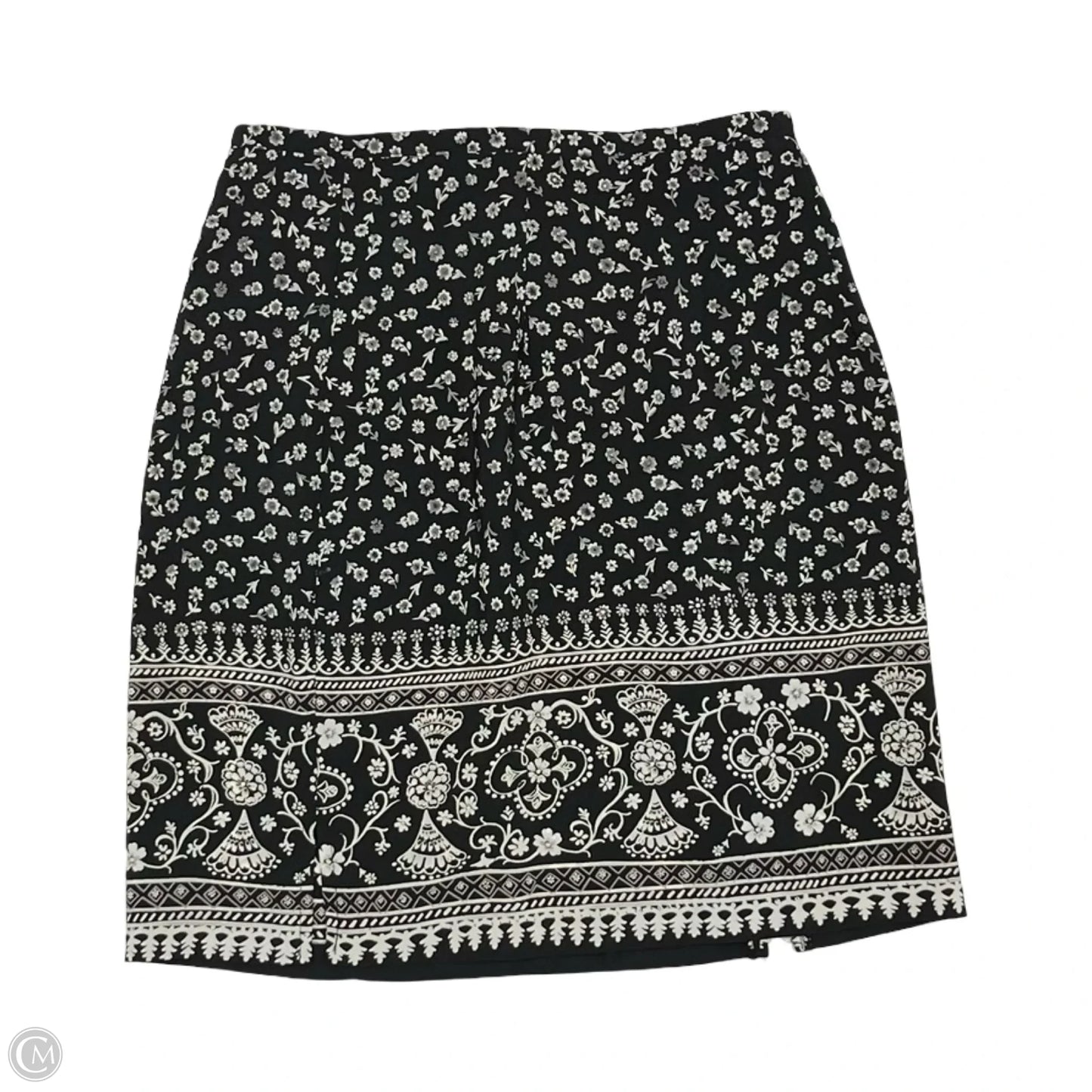 Skirt Mini & Short By Casual Corner In Black & White, Size: 8