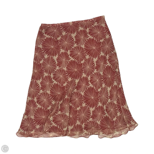 Skirt Mini & Short By Rafaella In Red & Tan, Size: 10