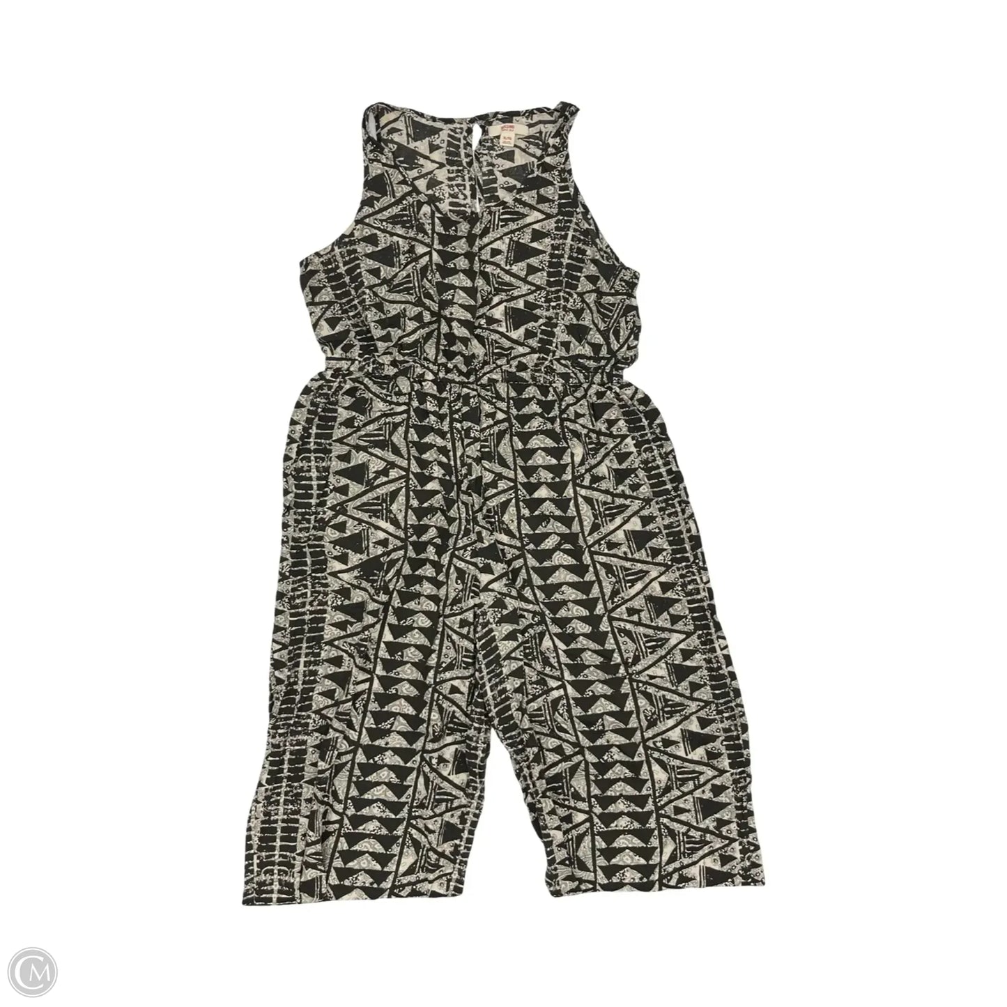 Jumpsuit By Mossimo In Black & Tan, Size: Xl