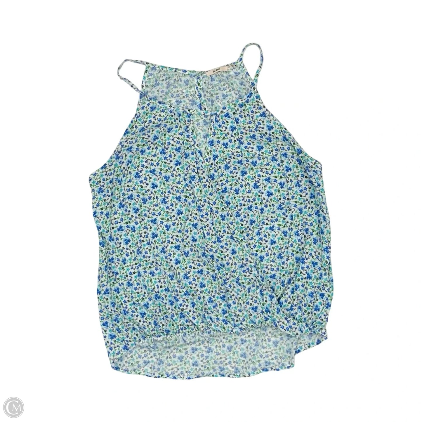 Blouse Sleeveless By Mi Ami In Blue, Size: M