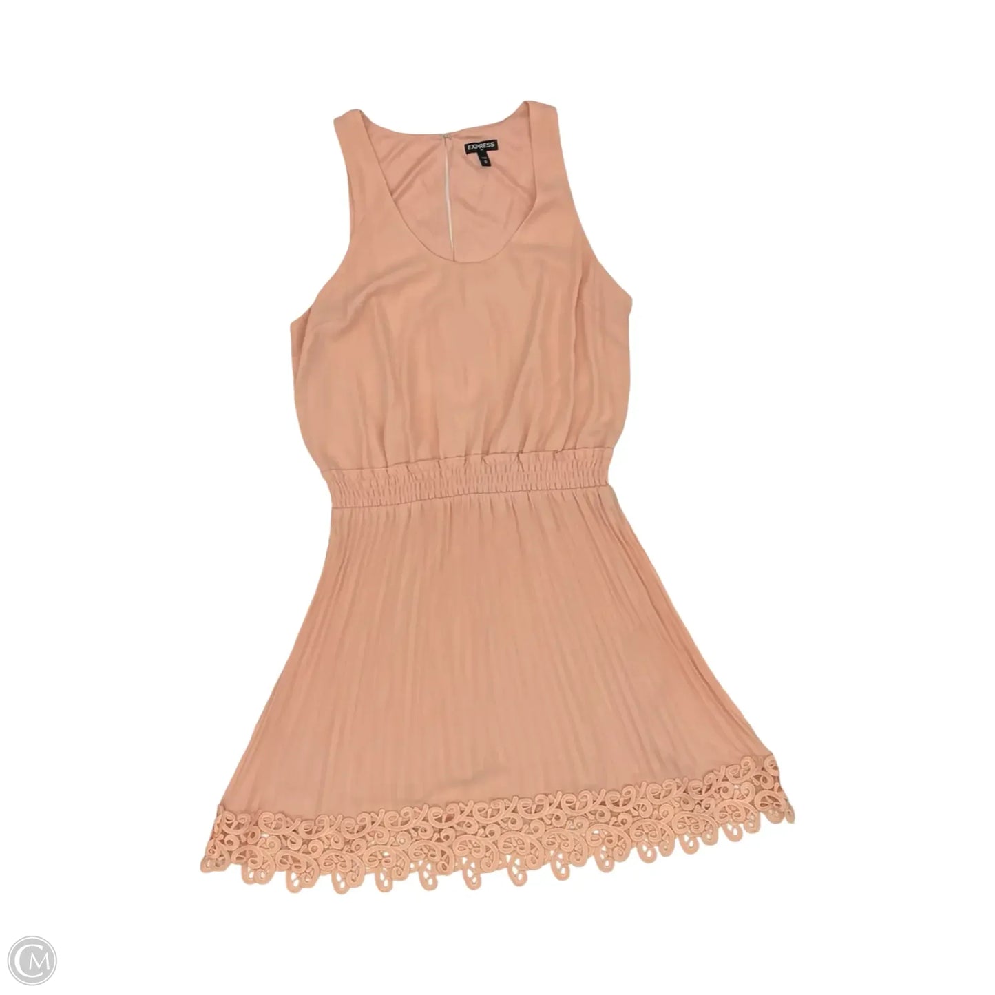 Dress Party Short By Express In Peach, Size: M