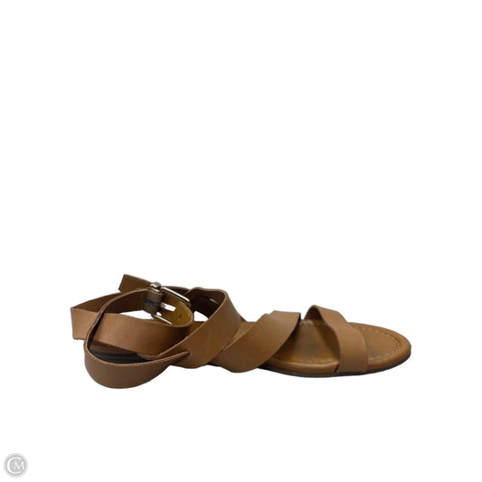 Sandals Flats By Franco Sarto In Brown, Size: 7