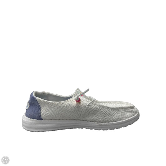 Shoes Flats By Hey Dude In White, Size: 7